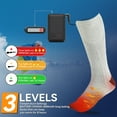 thumbnail image 6 of COMOPIO Heated Socks for Men Women 5000mAh Rechargeable Electric Heating Socks Warm Winter Thermal Socks for Skiing Hiking Camping Hunting, 6 of 8