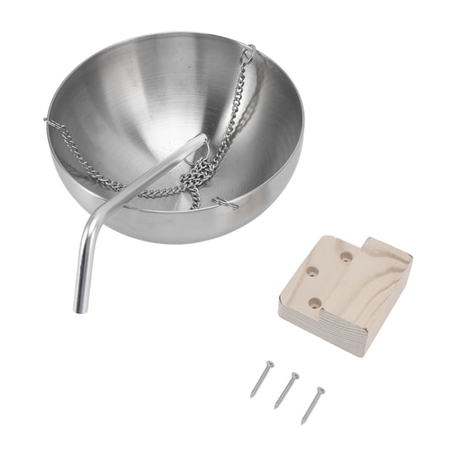 Juego colgante de 20 cm para una mayor relajación. Recipiente de acero inoxidable para aceite de aromaterapia y soporte de madera para sauna