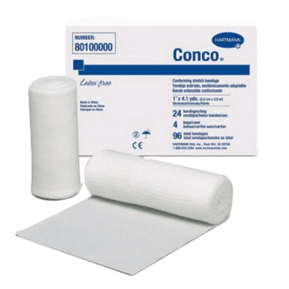 Hartmann Conco White Conforming Bandage NonSterile 1" x 4.1 Yd 80100000 96 per Case