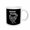 White, variant on 3drose, Chicken Daddy White Lettering and Chicken Clipart on Black Background., 11oz Two-tone Black Mug