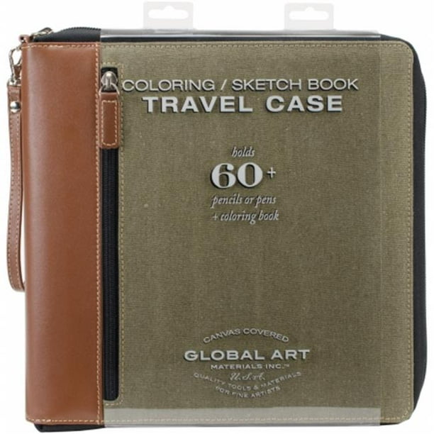 Download Global Art 753600 63 Pens Pencils Holder Coloring Book Case 44 Olive Medium Walmart Com Walmart Com