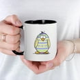 thumbnail image 3 of CafePress - Yellow Easter Egg Penguin Mug - 11 oz Ceramic Mug - Novelty Coffee Tea Cup, 3 of 3