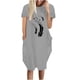 thumbnail image 1 of WILLBEST Vestido Largo Casual Para Mujer, Vestido Casual Con Estampado Floral, Cómodo Y Elegante Para Uso Diario., 1 of 3