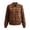Red, variant on Xijirk Women Plaid Bomber Jacket Zip Up Long Sleeve Ribbed Trim Outerwear for Spring Fall Casual Daily Street Wear