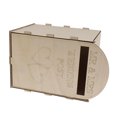 thumbnail image 4 of Exquisite Handcrafted Wooden Wedding Mailbox With Lock Key, Vintage Postal Style, Durable Plywood Construction, 4 of 8