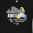 thumbnail image 4 of Inktastic Im Down Right Awesome Down Syndrome Awareness with Arrow Boys or Girls Baby T-Shirt, 4 of 5