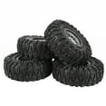 thumbnail image 3 of RC Car Tire, Improve Stability RC Wheel  for 1/10 RC Crawler Red,Orange,Silver,Titanium Color, 3 of 7