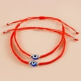 thumbnail image 3 of 2 pulseras de mal de ojo para mujeres, pulsera de protección infantil para hombres, pulsera de Nazar de joyería de mal de ojo de energía negativa, pulsera de hilo rojo para protección   JM, 3 of 5