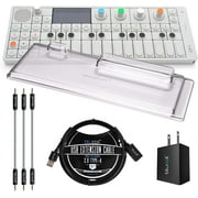Teenage Engineering OP-1 Synthesizer with Cover, Blucoil USB Wall Adapter, 3' USB & 7" Aux Cables