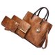 thumbnail image 1 of Qarigey Conjunto de 3 bolsos para mujer, bolso de mano de piel sintética, bandolera, regalo Ideal para mujer y niña Bolsas de mensajero y de hombro Numero 5, 1 of 6