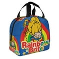 thumbnail image 2 of Rainbow Brite Insulated Lunch Bag Leakproof Waterproof Reusable Lunch Boxs Portable Durable Cooler Tote Bag Work Travel, 2 of 9