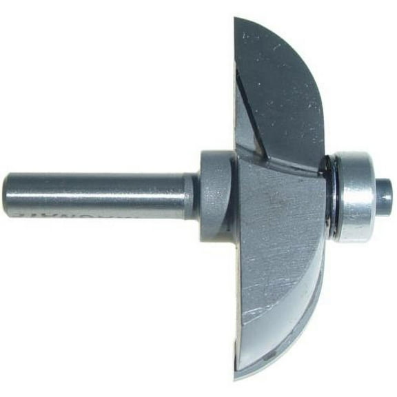 Magnate 3827 Raised Panel Router Bit, Convex - 3/4" Reveal , 2" Overall Diameter, 1/4" Shank Diameter, 1-1/4" Shank Length