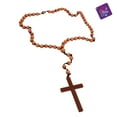 thumbnail image 1 of Chapelet En Bois Avec Crucifix, 1 of 1