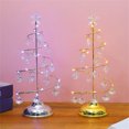 thumbnail image 2 of Bearachild Árbol de Navidad LED luz nocturna hogar dormitorio Navidad luz nocturna decoración jardín iluminación ornamento Kits de decoración para fiestas Luz cálida dorada L, 2 of 6