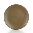 thumbnail image 2 of Everything Kitchens Modern Colorful Neutrals - Rippled 10.5" Dinner Plates (Set of 4) - Matte | Mocha, 2 of 4