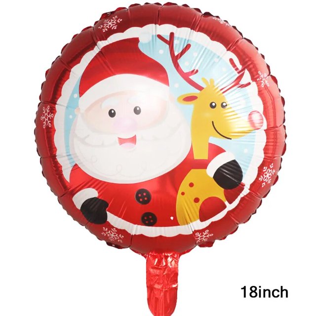 Globo grande de aluminio de Navidad para niños, decoración de fiesta temática de Feliz Navidad, Papá Noel, muñeco de nieve, pingüino, dulces, juguetes para regalo