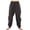Black, variant on Patlollav Mens Cotton Trousers Elastic Waist Drawcord Casual Pants Harlan Trousers Pants