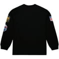 thumbnail image 3 of Men's Mitchell & Ness  Black Pittsburgh Steelers Training Camp Vintage Logos Long Sleeve T-Shirt, 3 of 7