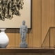 thumbnail image 3 of Decoración de estatua de Buda pequeña, regalo, meditación de pie, artesanía, para decoración de porche de casa interior Gloria Estatua de Buda, 3 of 9