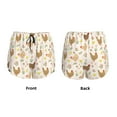 thumbnail image 5 of Vsdgher Chicken Family Print Women's Running Double Layer Shorts High Waisted with Pockets Elastic Yoga Workout Athletic Gym Sports, 5 of 8