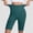 Blackish Green, variant on Womens Yoga Shorts Tight Textured Compression High Waist Hip Lifting Athletic Shorts Pink M