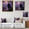 thumbnail image 4 of Designart "Shadows of Dark Sorcery" Fashion Framed Wall Art - Modern Pink Fantasy Living Room Framed Canvas Art, 4 of 6
