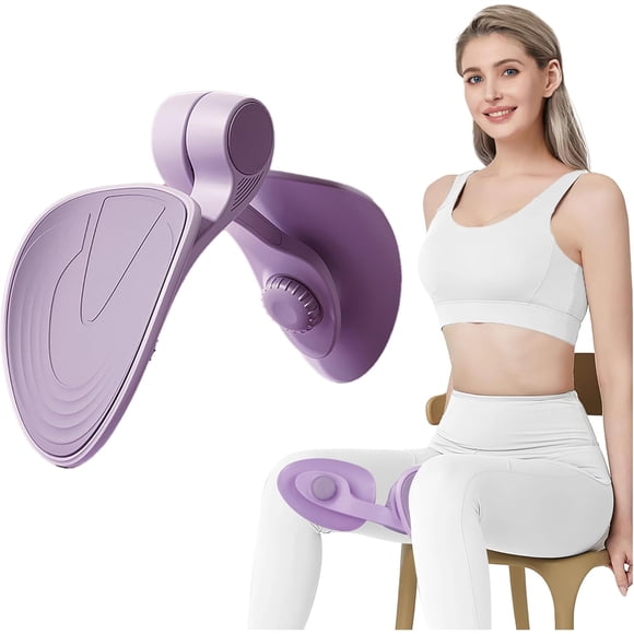 Inner Thigh & Pelvic Floor Strengthener - Trainer for Women & Men, Leg Muscle Toner & Stretcher Exercise Equipment
