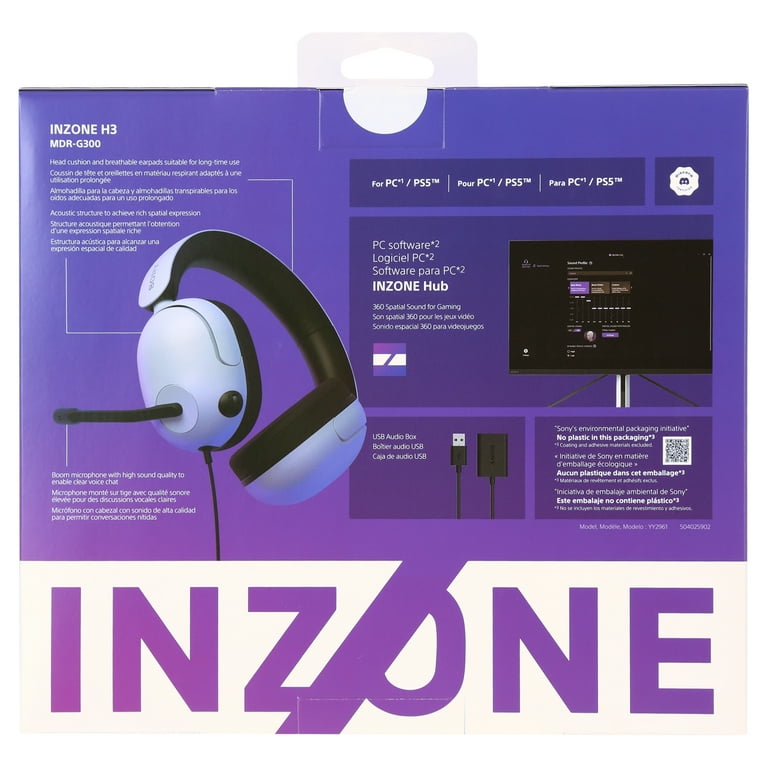 Sony INZONE H3 Wired Gaming Headset with Microphone, Over