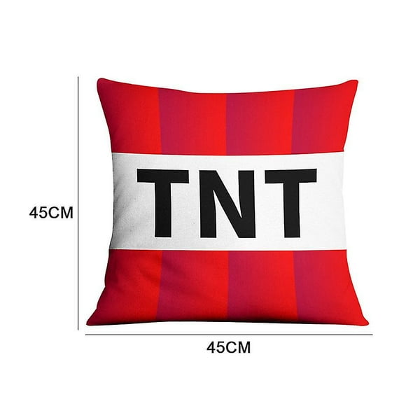 Minecraft Game Print Square Cuon Cover Pillow Waist Throw Sofa Bed Home Car Decor Pillow Case