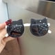 thumbnail image 5 of Gafas de sol para niños, protección UV, cómodas, con forma de gato de dibujos animados, gafas de sol polarizadas para niñas, patas blancas y negras, 5 of 12