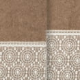 thumbnail image 2 of Linum Home Textiles 100% Turkish Cotton Arian 2PC Cream Lace Embellished Bath Towel Set, 2 of 2