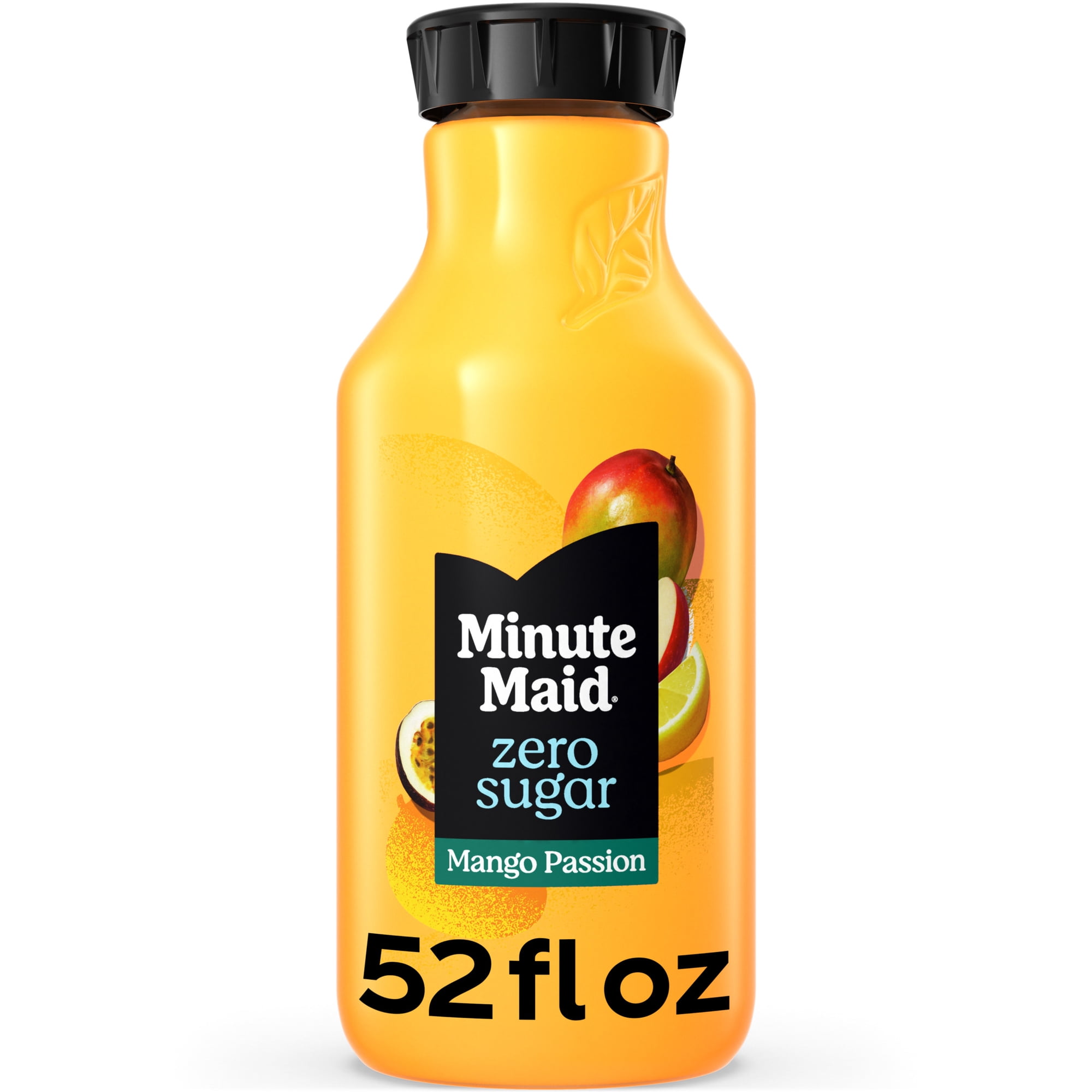 Minute Maid Zero Sugar Mango Passion Juice Drink Bottle, 52 fl oz