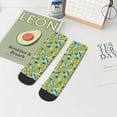 thumbnail image 7 of Pofeuu Lemon Print 30cm Socks, Adult Running Hiking Socks for Youth and Adult, 7 of 7