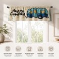 thumbnail image 3 of AshasdS Happy Camping Window Valance Outdoor Theme Curtain Valance RV Camper Style Decorative Home Decor, 3 of 5