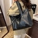 thumbnail image 5 of Bolso De Mano De Piel De Poliuretano 1Pcs Large Capacity Handbag Polyurethane Leather Material Simply Striped Shoulder Bag Shopping Tote for Daily Outings and Travel 12.6x11.02x5.12" JASKFLY, 5 of 7