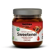 Yacona Cacao Flavored Premium Yacon Syrup, Natural Sweetner USDA Organic 8 oz