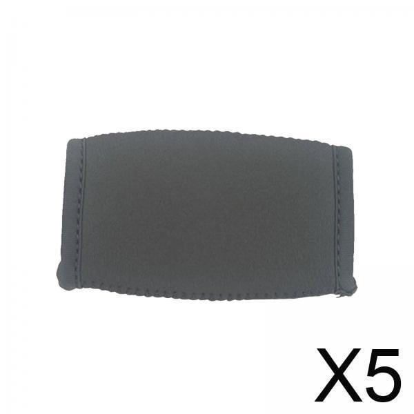 Colaxi 5x Protection de Menton de Football Coussin de Sangle de Menton pour Équitation Voyage Extérieur Gris