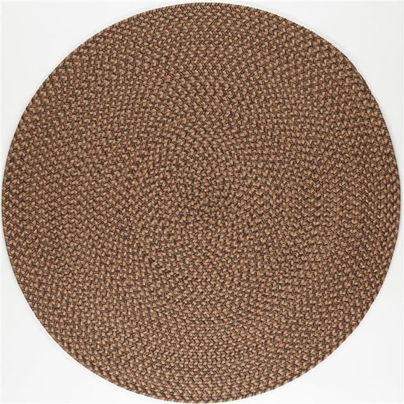 Rhody Rug Camden Shades of Brown 4' Round