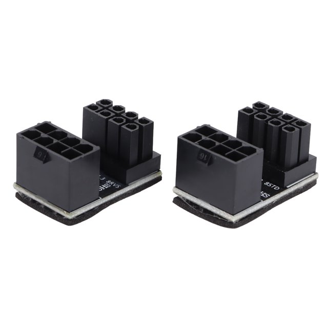 Conector de Tarjeta gráfica ANGGREK Para Computadoras de escritorio Paquete de 2 Piezas Adaptador ATX de 8 Pines