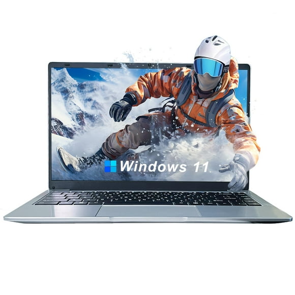 XINHENGTAI Windows Laptop Computer, 14.1 Inch Quad Core Laptop Notebook Windows 11 Traditional Laptop Computers with 6GB DDR4 256GB SSD 2.4/5G WiFi BT4.0 HDMI USB 3.0, L