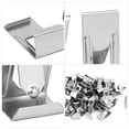 thumbnail image 3 of FUTUREORYY 1 Set Durable Picture Frame Clip Hangers High Hardness Photo Frame Hooks for Home and Office Decor 50pcs, 3 of 8