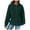 Dark Green_1, variant on Godom Hoodies for Women Hooded Hoodies Casual Long Sleeve Drawstring Waffle Pullover Tops Loose Hooded Sweatshirt with Pocket