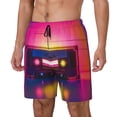 thumbnail image 1 of Fotbe Neon Cassette Tape Traje de Baño para Hombre – Shorts de Natación de Secado Rápido con Forro y Bolsillos-XX-Large, 1 of 6