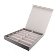 thumbnail image 4 of Caja Para Múltiples Gafas, Coleccionista De Gafas Con 12 Ranuras, Caja De Almacenamiento Versátil Para Gafas De Sol, Expositor De Gafas Con Tapa Para Relojes, 4 of 7