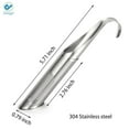 thumbnail image 4 of Deago 2 Pack Stainless Steel Tea Strainer Stick Pipe Tea Infuser for Loose Tea, Tea Diffuser Long-Handle Extra Fine Mesh Tea Filter for Tea, Rose, Coffee, Spices, 4 of 8