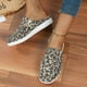 thumbnail image 5 of Pantuflas de Lona Cómodas Sonducket para Mujer de 2 Piezas con Parte Inferior Antideslizante Leopardo 36.1, 5 of 6