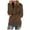 Brown, variant on Hoodie Women Cute Winter Fall Loose Crewneck Long Sleeve Blouson Drop Shoulder Pleated Plain Leisure Cotton Tunics Tops Top(Beige,L)
