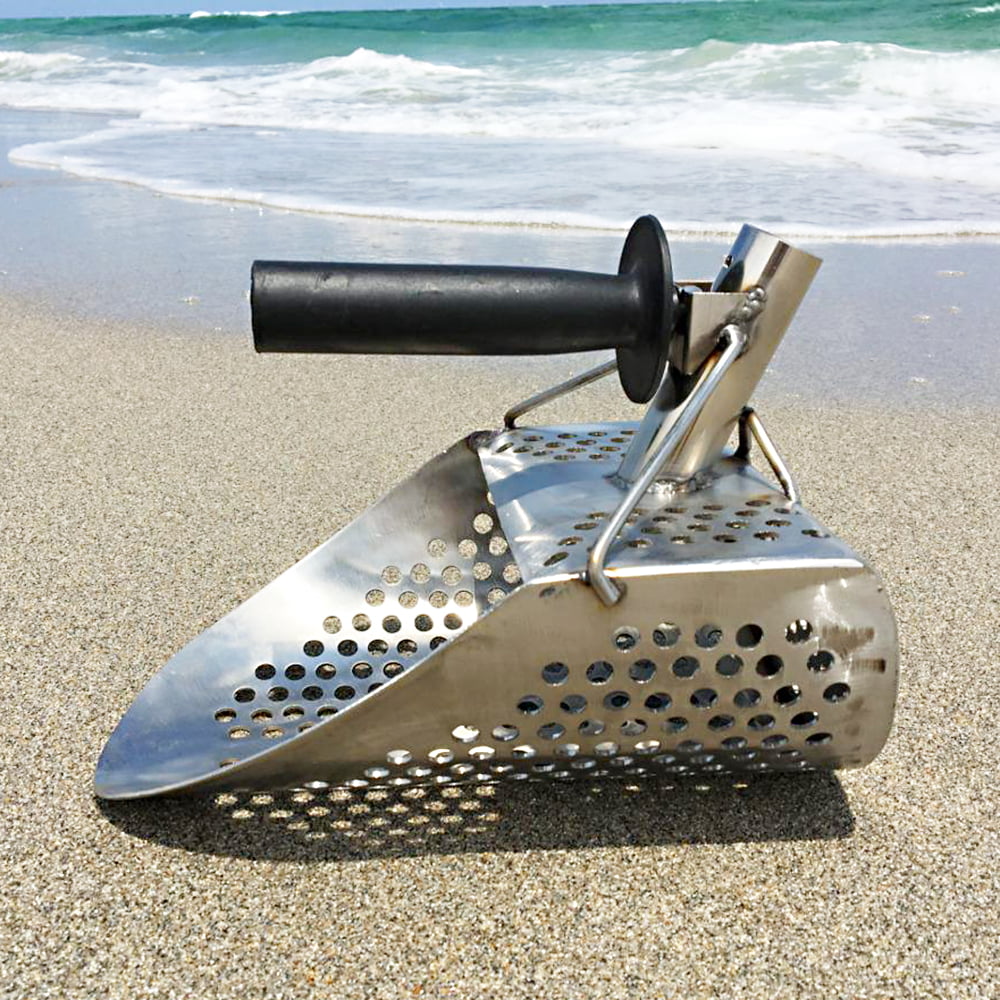 Metal Detector Beach Sand Scoop stainless steel 2mm Handle 