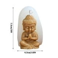 thumbnail image 3 of Fiudx Molde para Vela de Buda, Accesorio Artístico para Manualidades, Fácil de Desmoldar para Principiantes, Silicona Suave y Flexible, Amplia Aplicación para Velas, Jabón y Epoxi, 1 Juego de Moldes., 3 of 3
