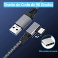 thumbnail image 4 of Cable Link de Transferencia YUTVXAC Negro para Oculus Quest 3 con Alta Velocidad y Carga Rápida para, 4 of 7